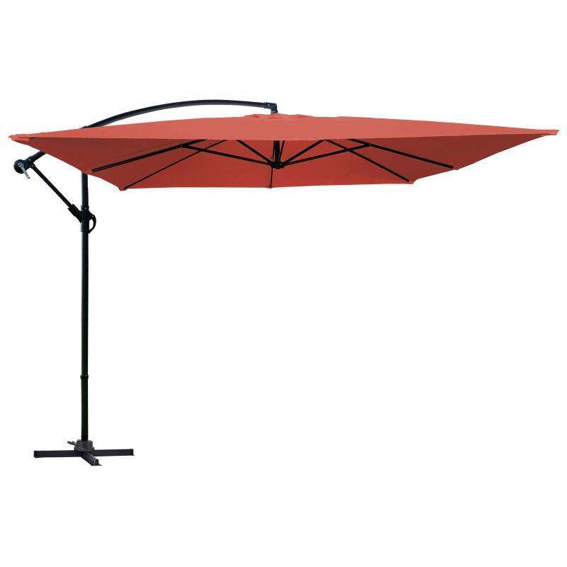 Parasol excéntrico 3x3 m cuadrado