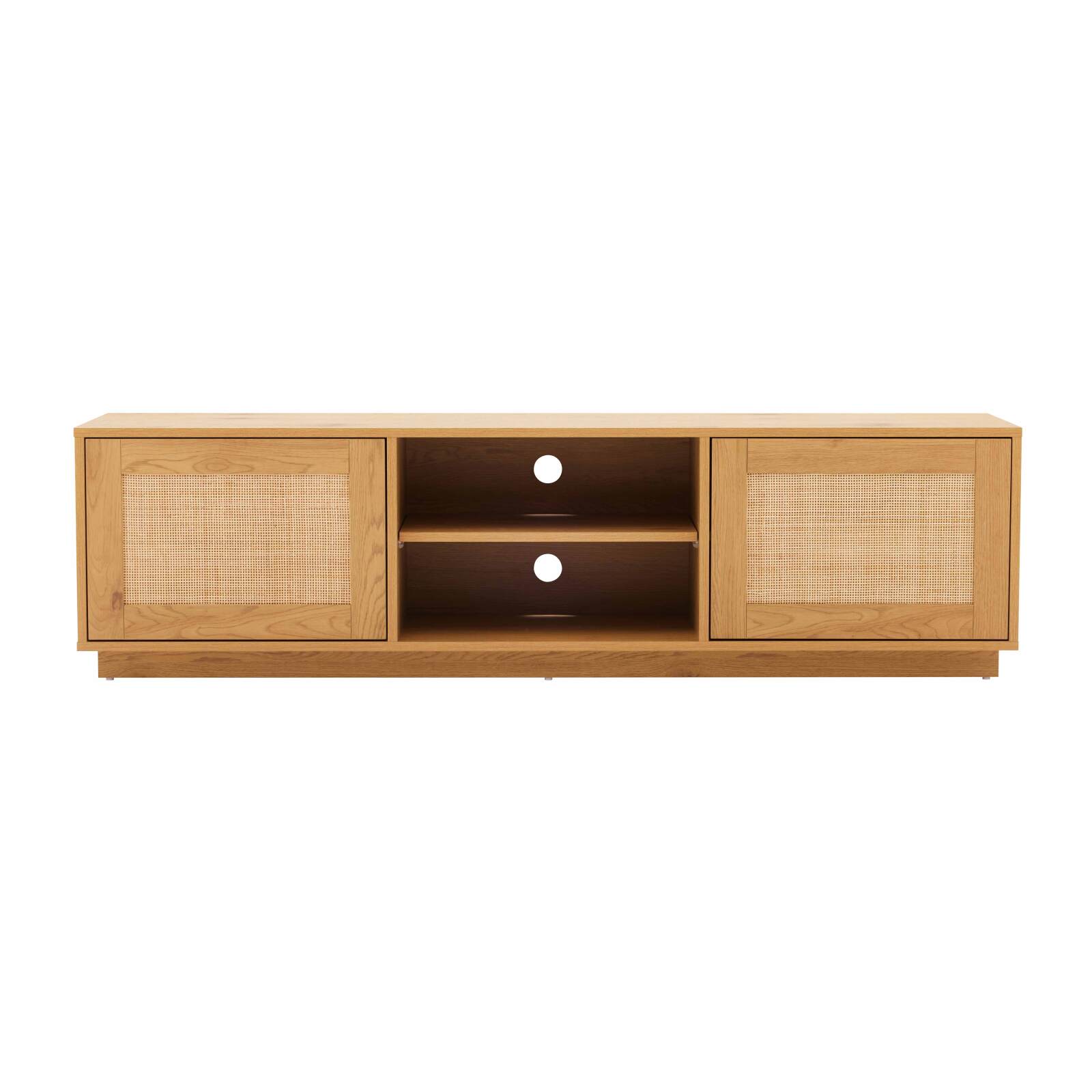 Mueble TV de efecto madera FSC® 160 cm estilo boho