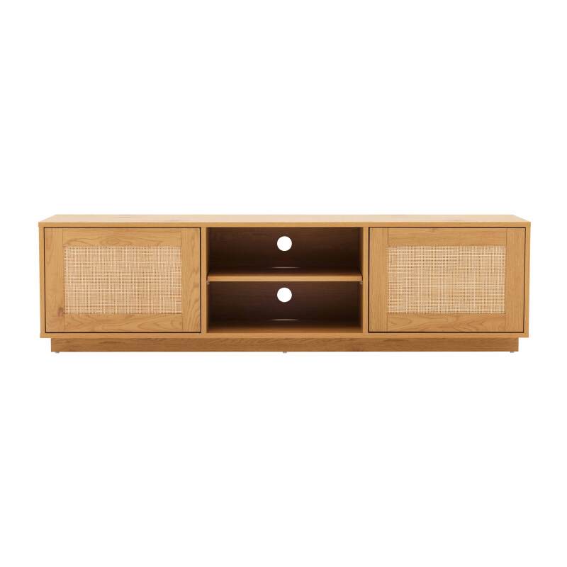 Mueble TV de efecto madera FSC® 160 cm estilo boho (5/9)