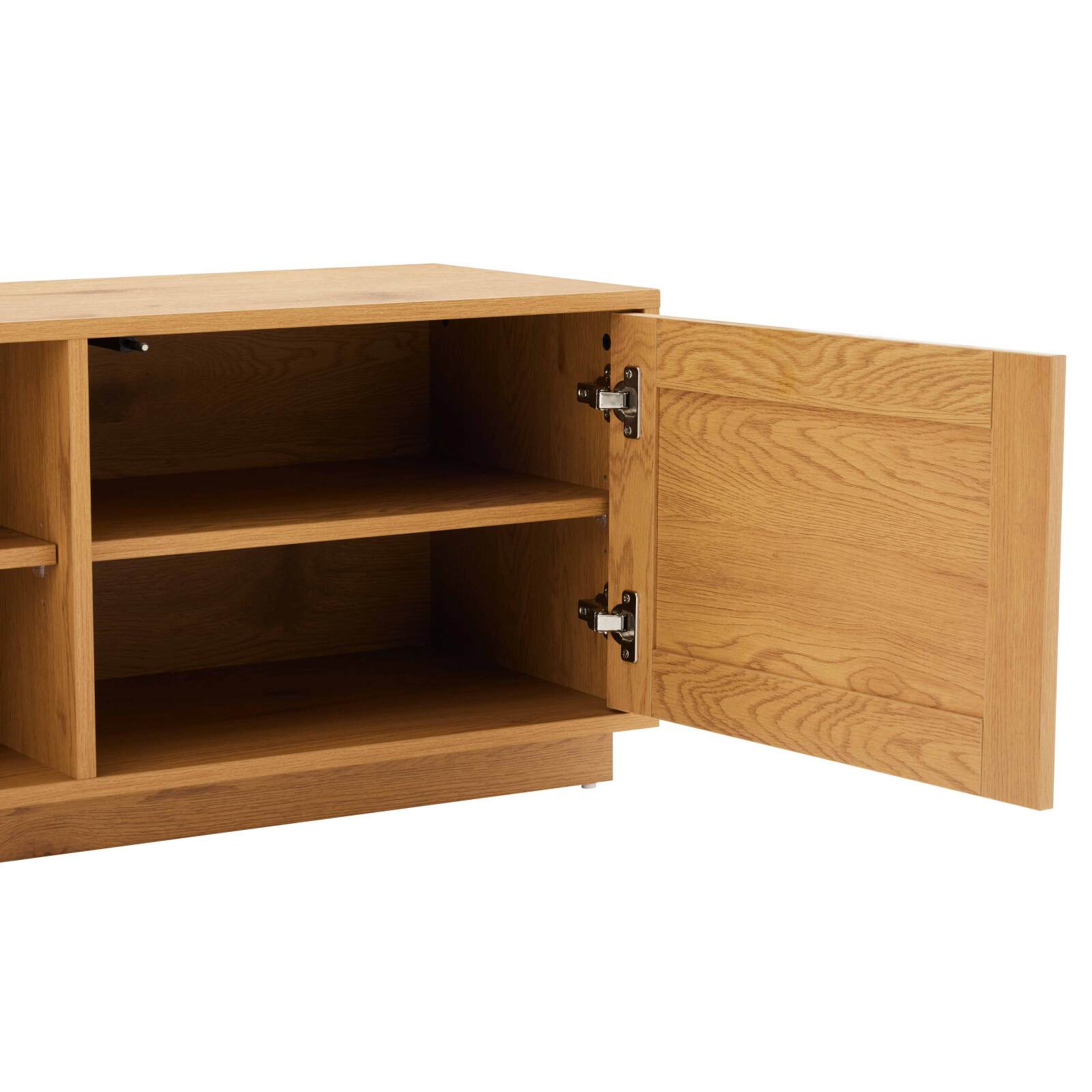 Mueble TV de efecto madera FSC® 160 cm estilo boho