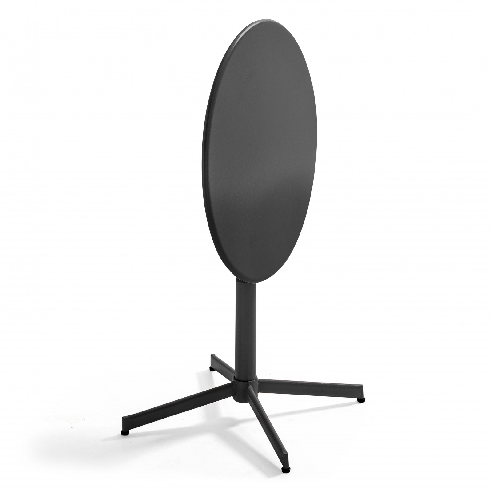 Mesa de jardín redonda con tablero plegable ø70 cm