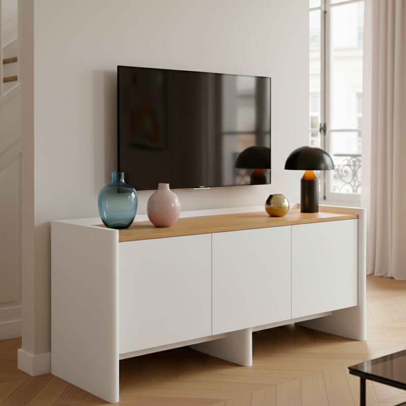 Mueble TV colorido retro 120 cm