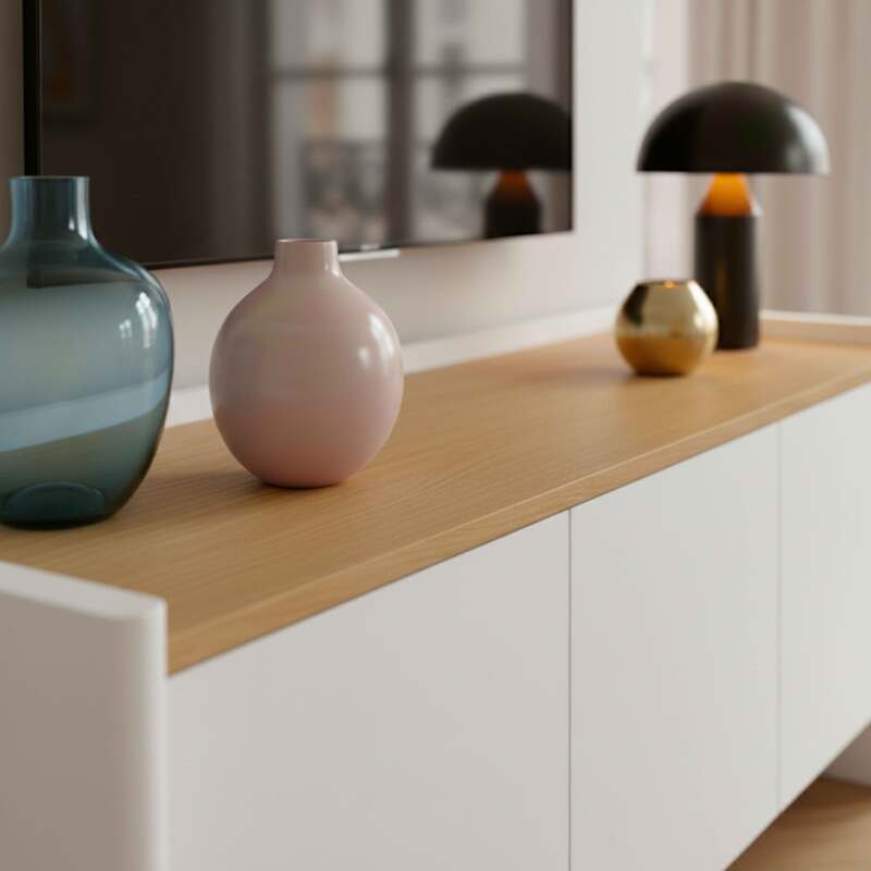 Mueble TV colorido retro 120 cm (3/8)