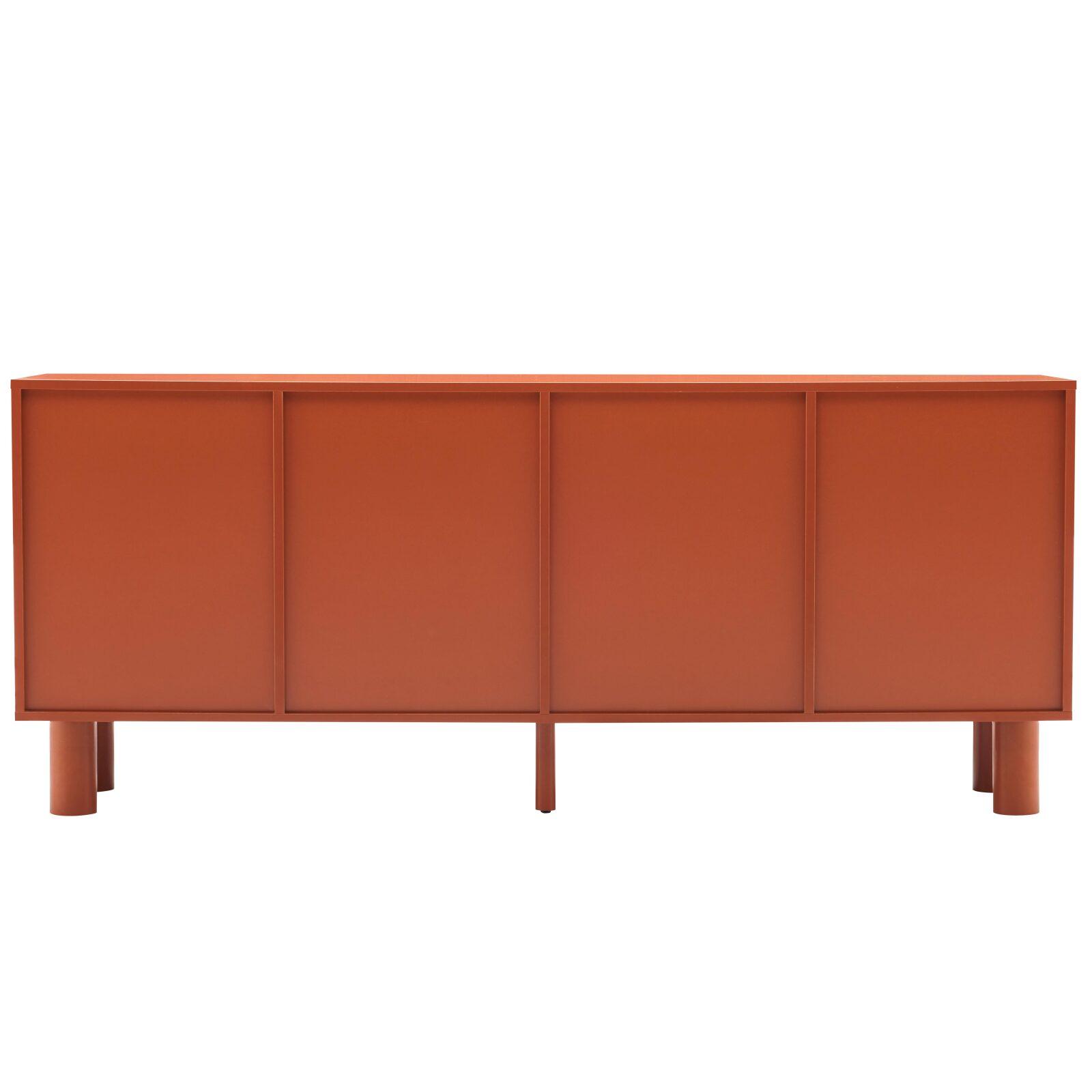 Aparador liso FSC® 4 puertas 180 cm