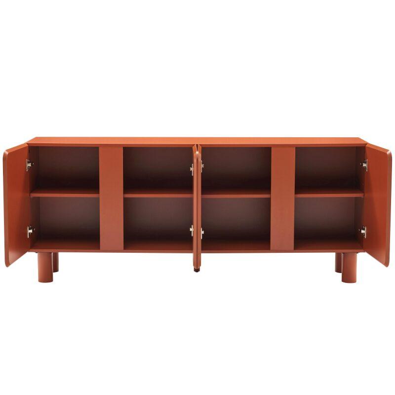 Aparador liso FSC® 4 puertas 180 cm (3/7)