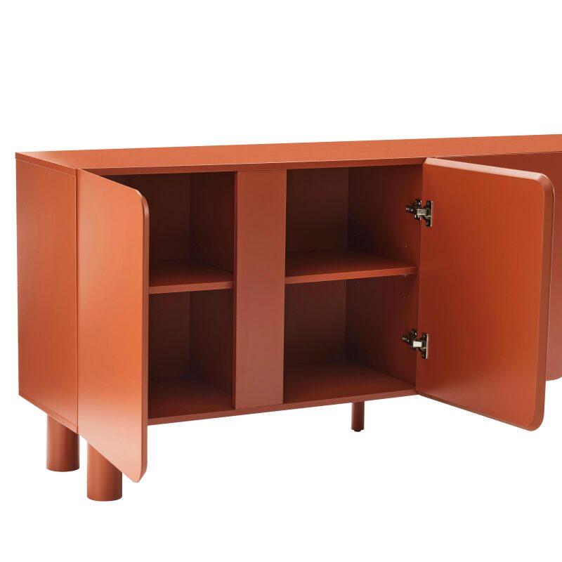 Aparador liso FSC® 4 puertas 180 cm (6/7)