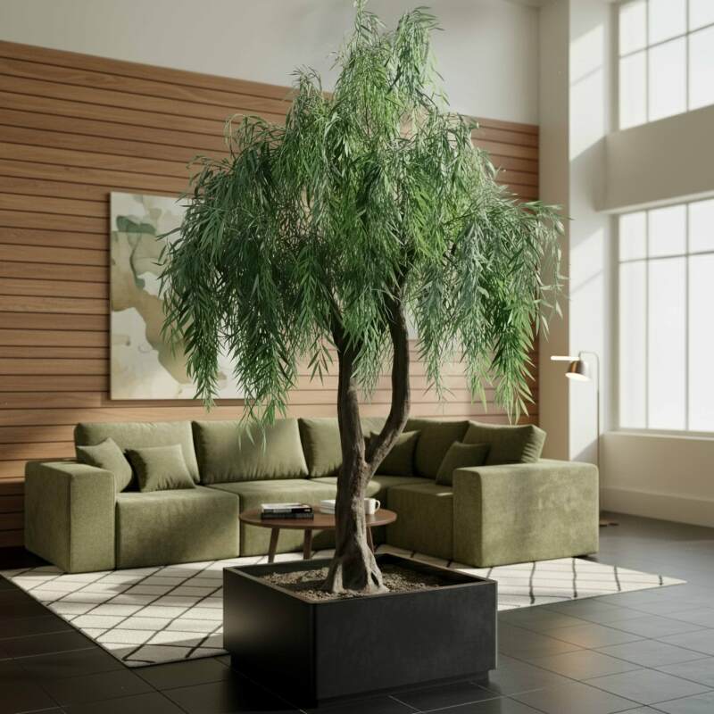 Sauce llorón artificial premium, altura 300 cm - Lifestyle