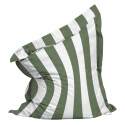 Funda vacía puf a rayas XL exterior impermeable 140x120 cm