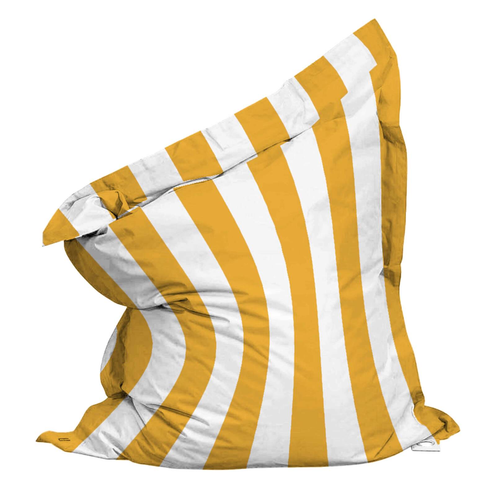Funda vacía puf a rayas XXL exterior impermeable 180x145 cm