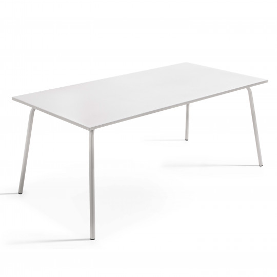 Mesa de jardín rectangular 180 x 90 x 72 cm | Oviala