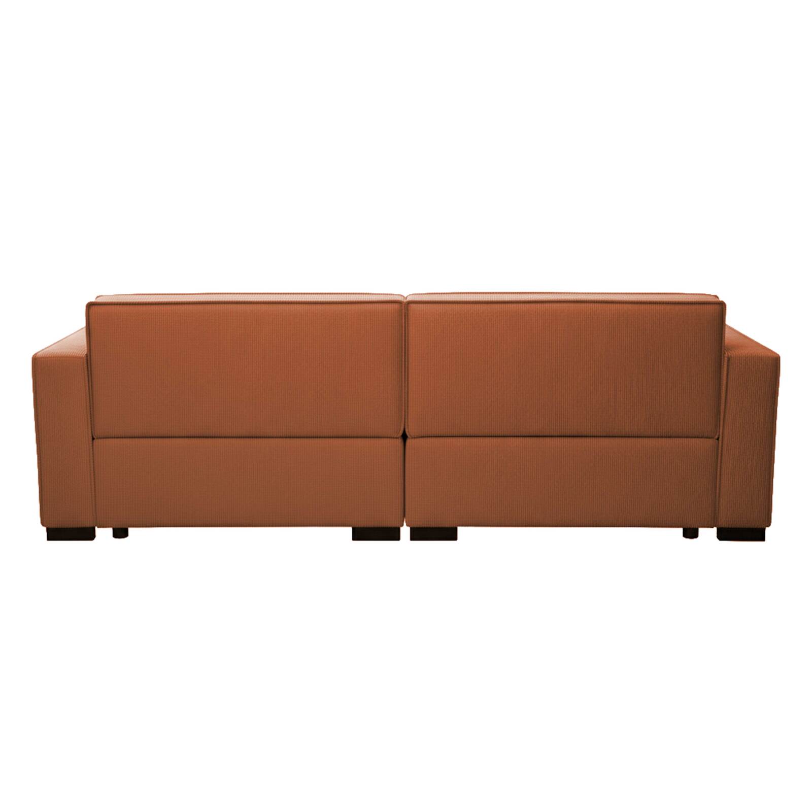 Sofá de 3 plazas de pana con cojines