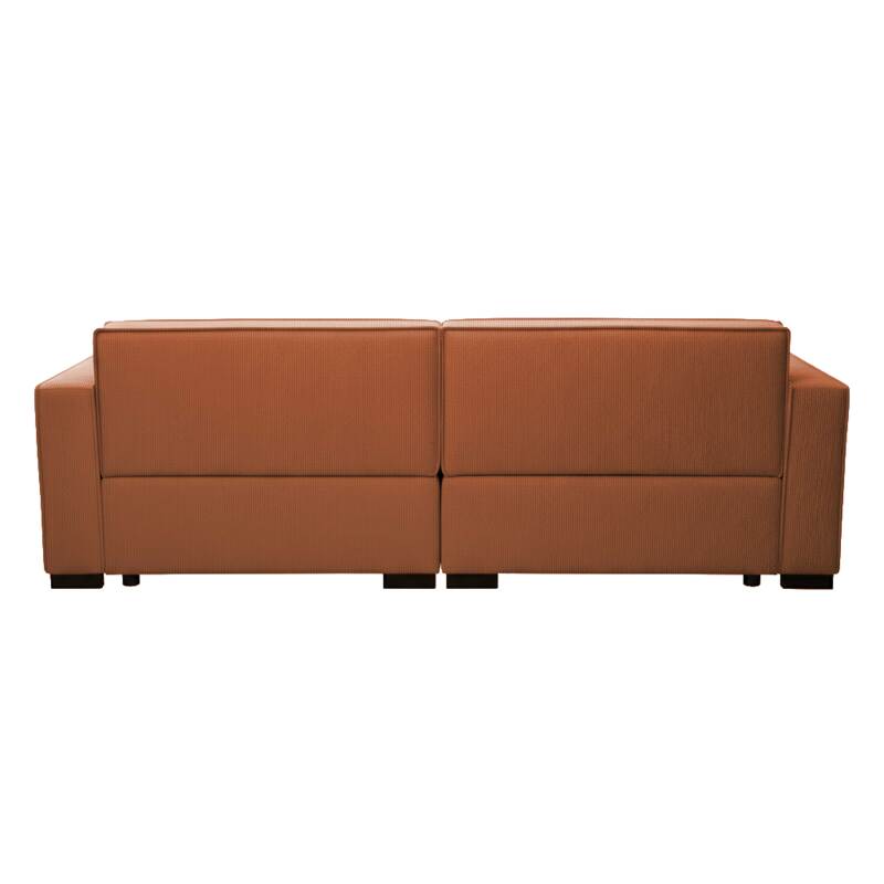 Sofá de 3 plazas de pana con cojines (5/9)