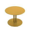 Mesa de centro de jardín redonda de metal Ø50x38 cm