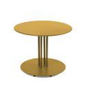 Mesa de centro de jardín redonda de metal Ø50x38 cm