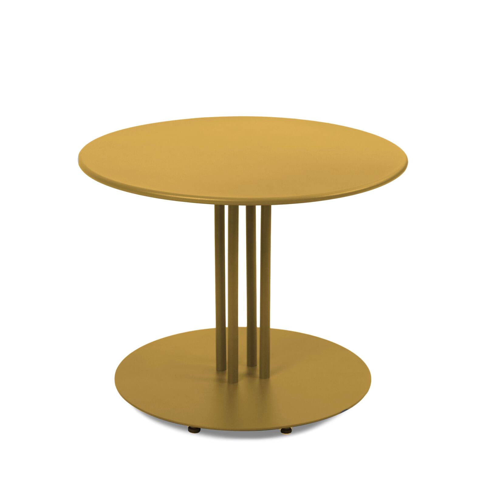 Mesa de centro de jardín redonda de metal Ø50x38 cm