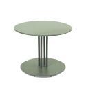 Mesa de centro de jardín redonda de metal Ø50x38 cm