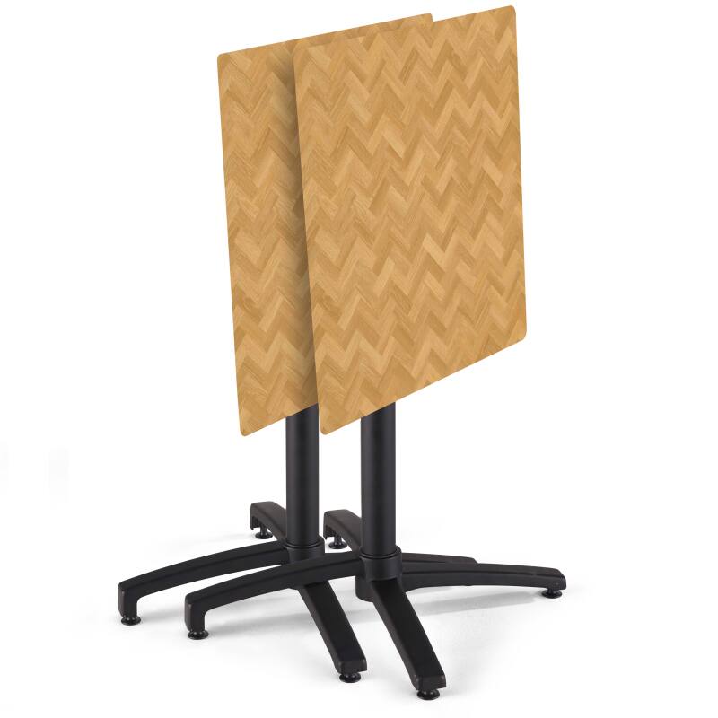 Tablero cuadrado de mesa de 60 x 60 cm en HPL (4/6)