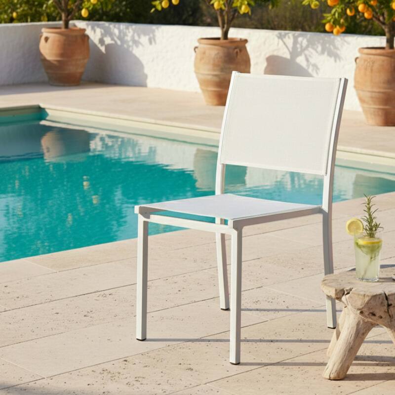 Silla de jardín de aluminio y textileno - Lifestyle