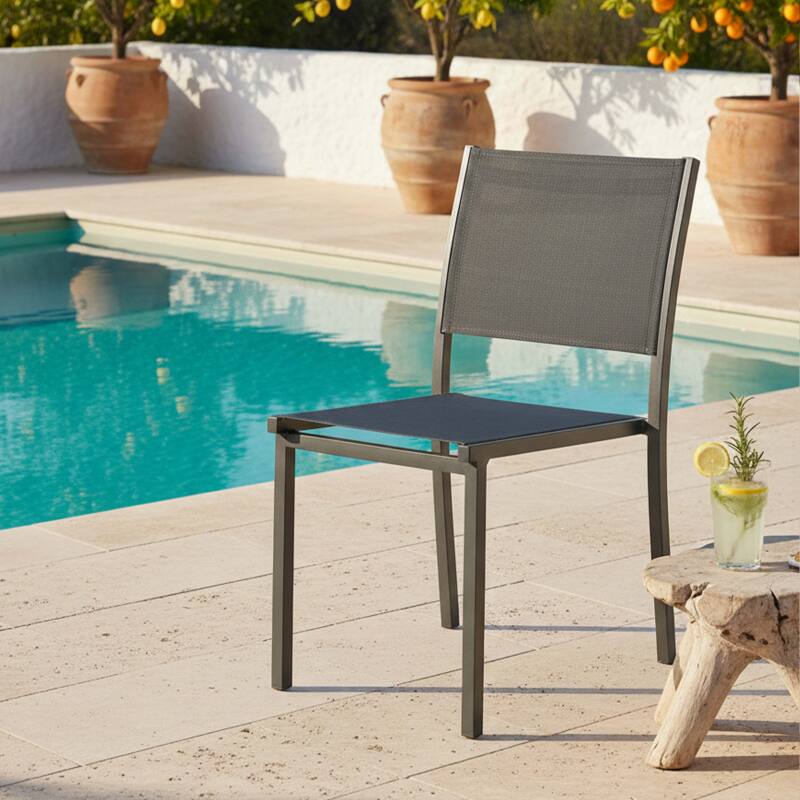 Silla de jardín de aluminio y textileno - Lifestyle