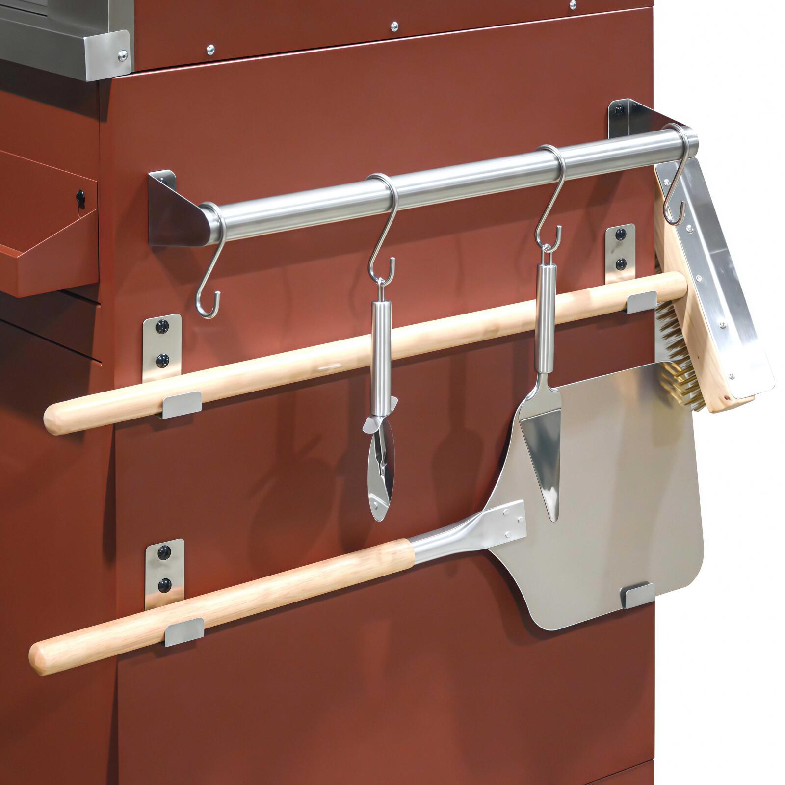 Módulo de acero para horno de pizza para cocina de exterior