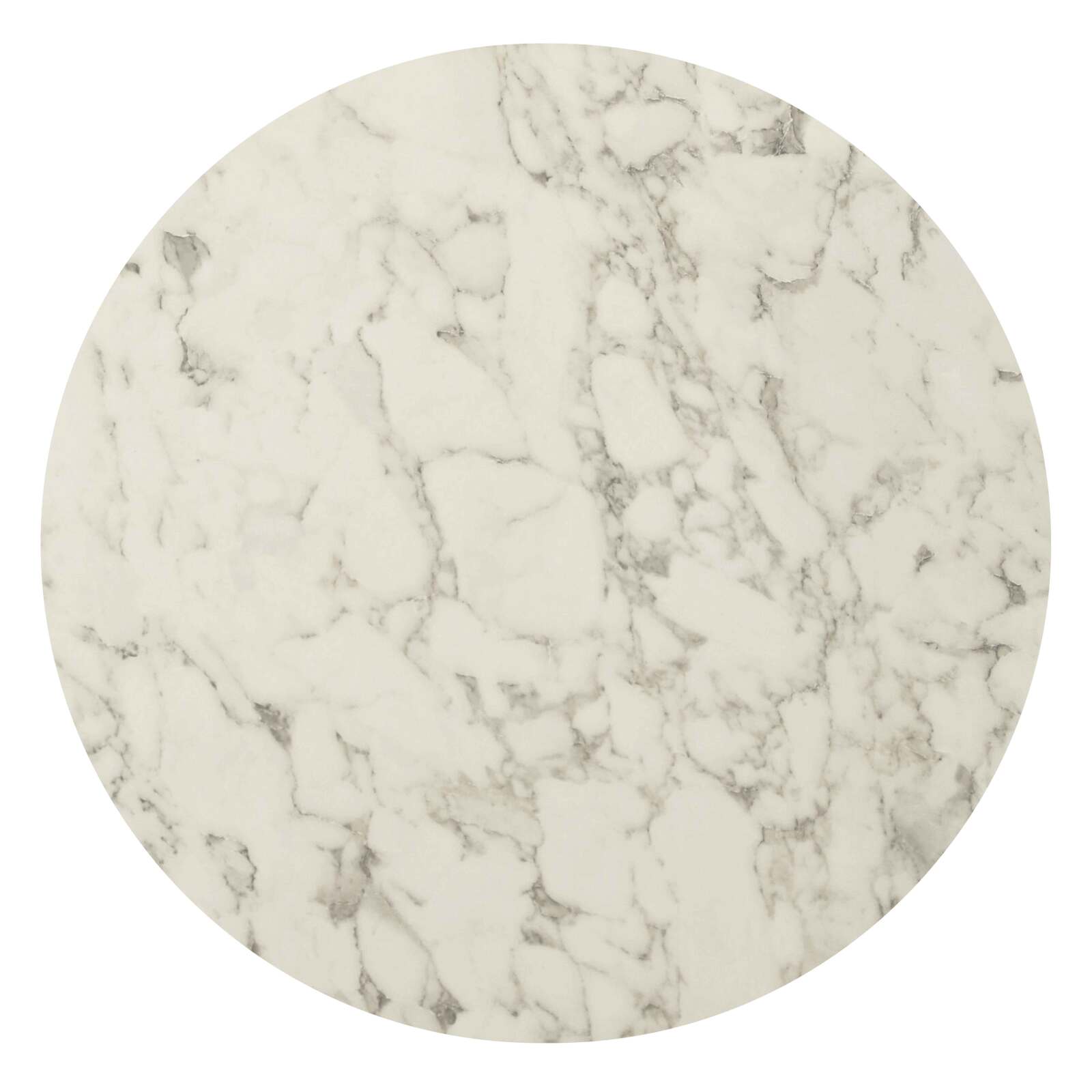 Mesa de jardín bistró redonda reclinable de aluminio negro y HPL 4 personas Ø70 cm