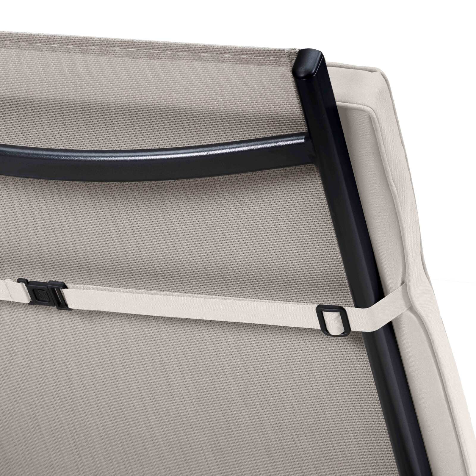 Lote de 2 colchones de tumbona lisos