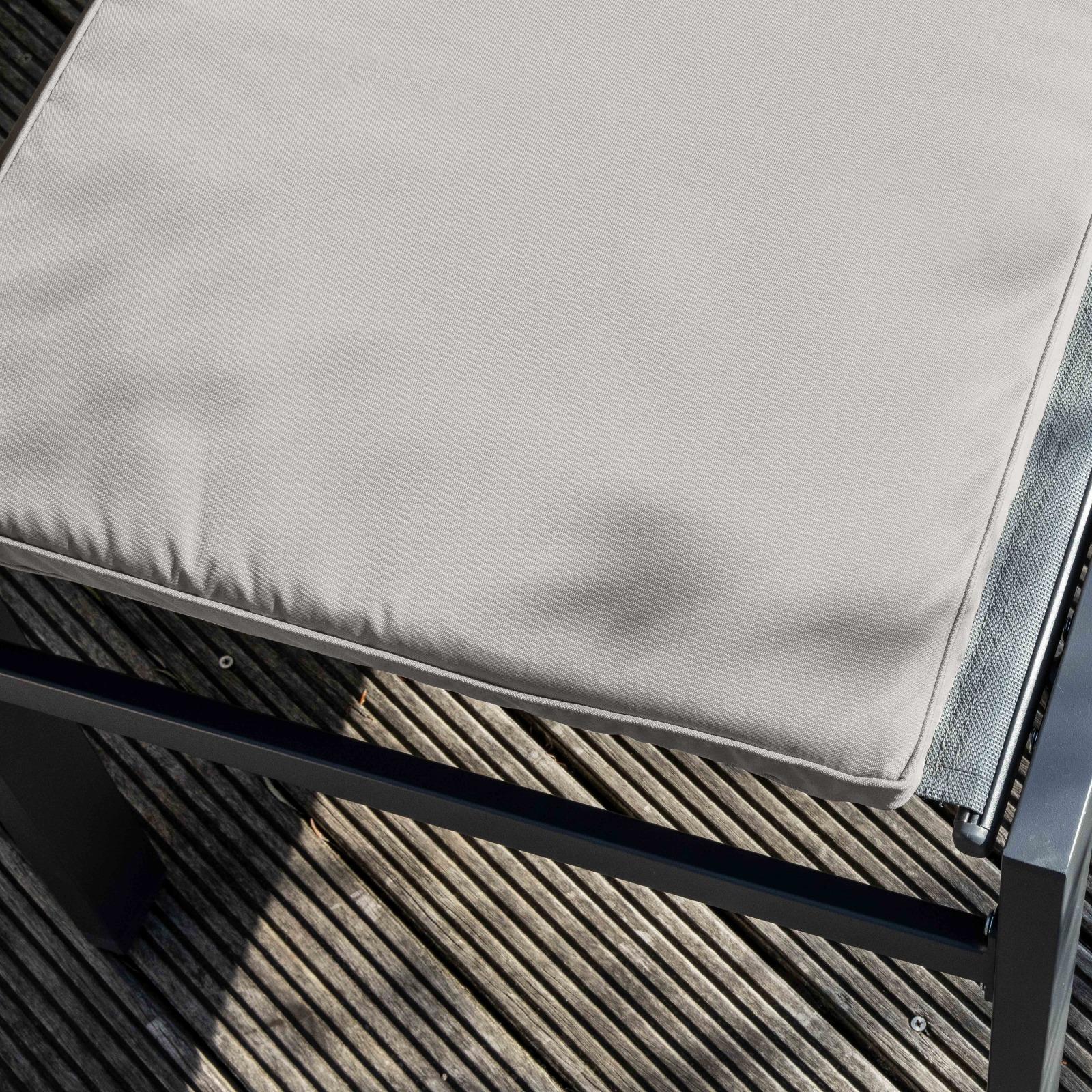 Lote de 2 colchones de tumbona lisos