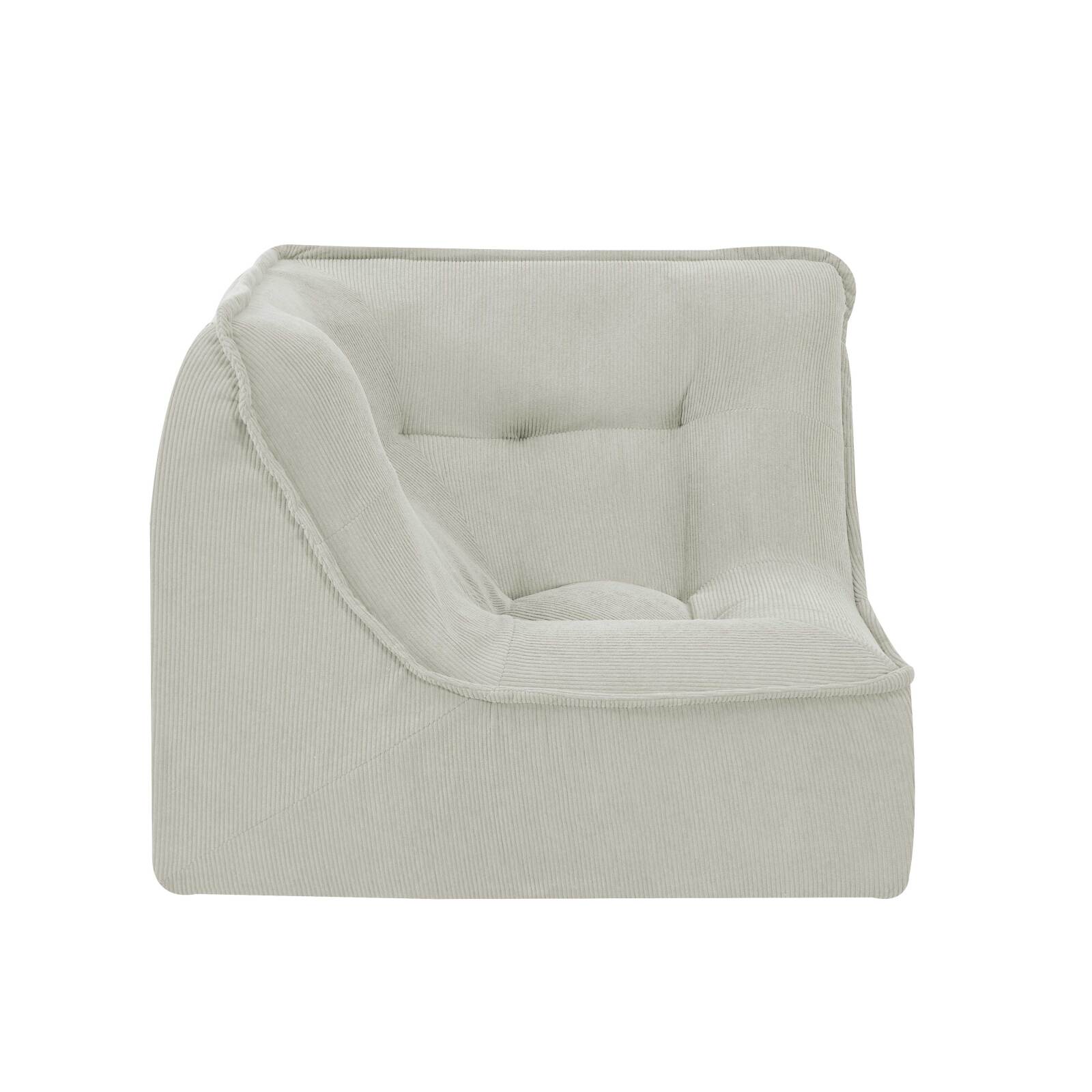 Sillón esquinero de tela para sofá modular