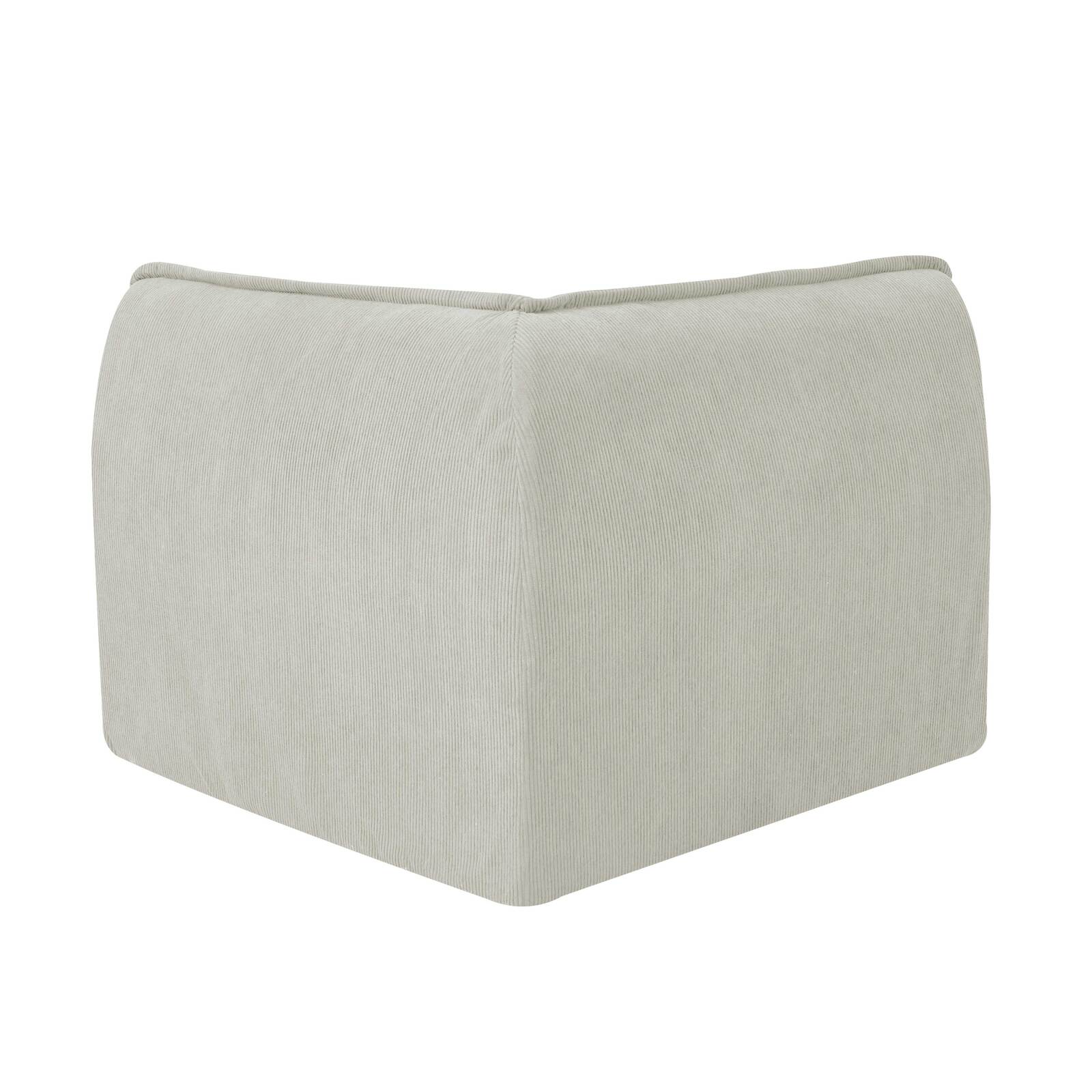 Sillón esquinero de tela para sofá modular