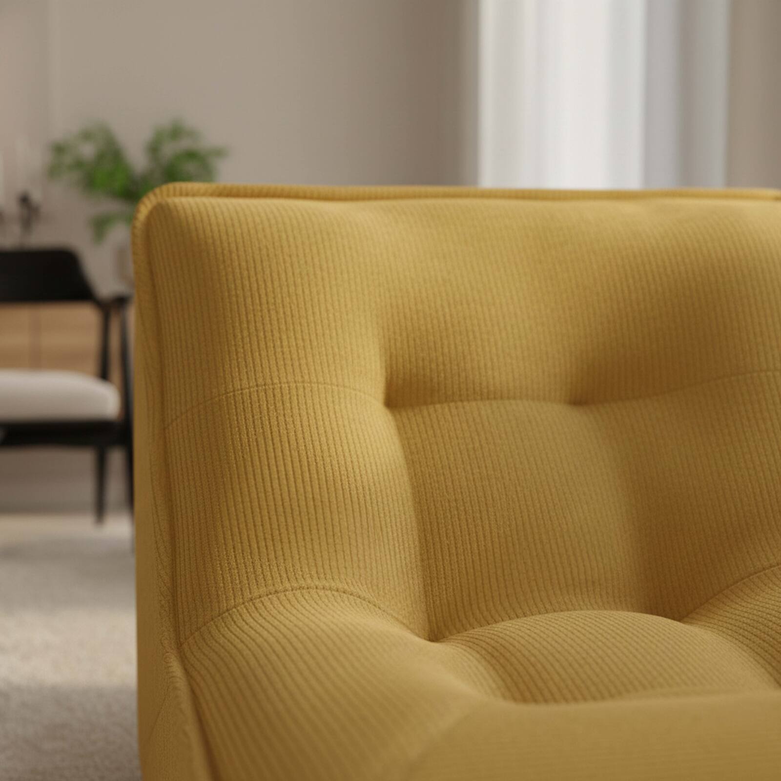Sillón esquinero de tela para sofá modular