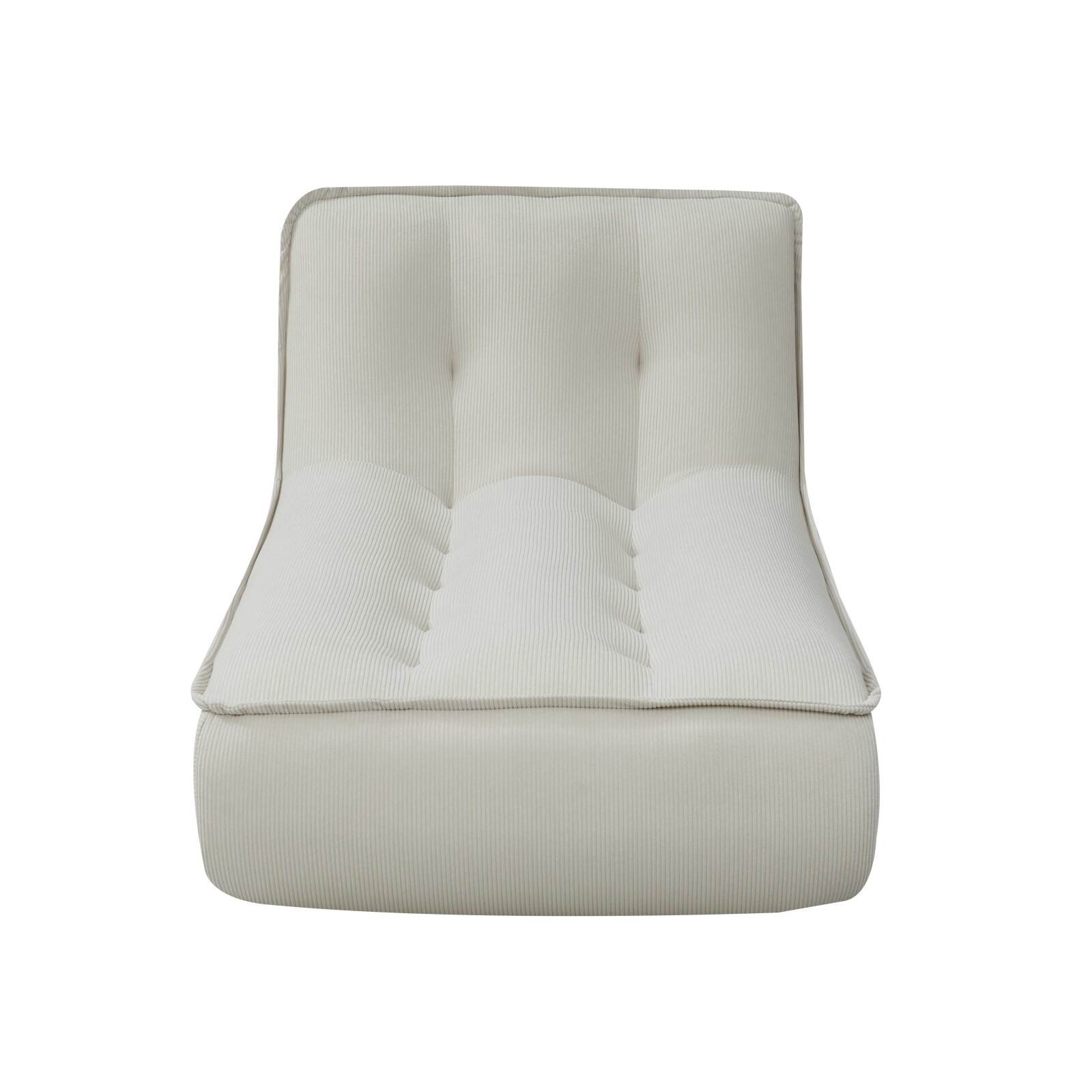 Chaise longue de tela para sofá modular