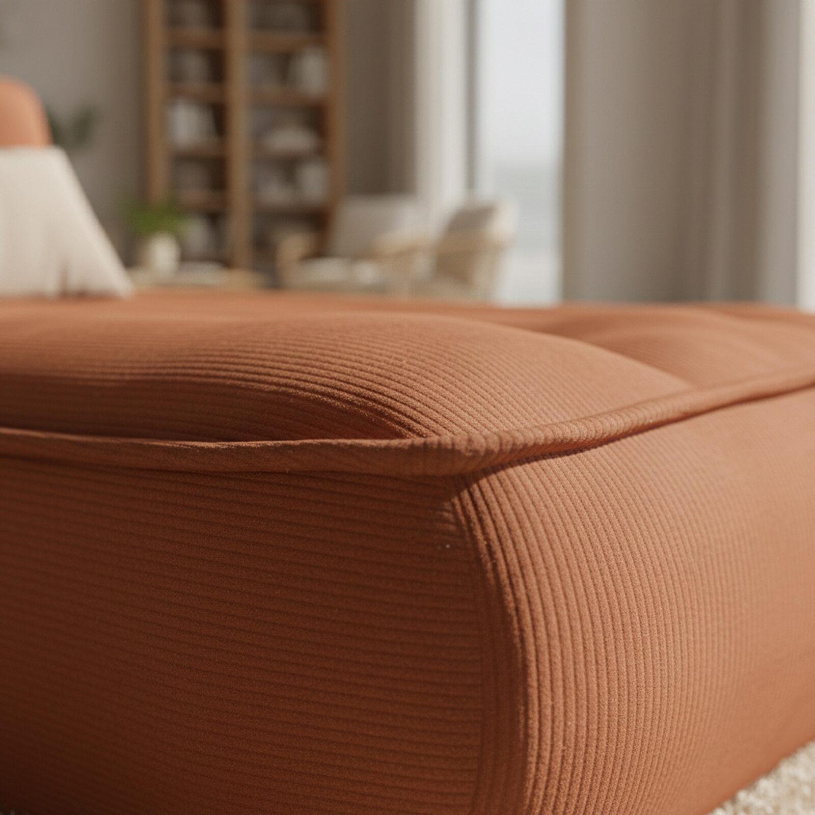 Chaise longue de tela para sofá modular