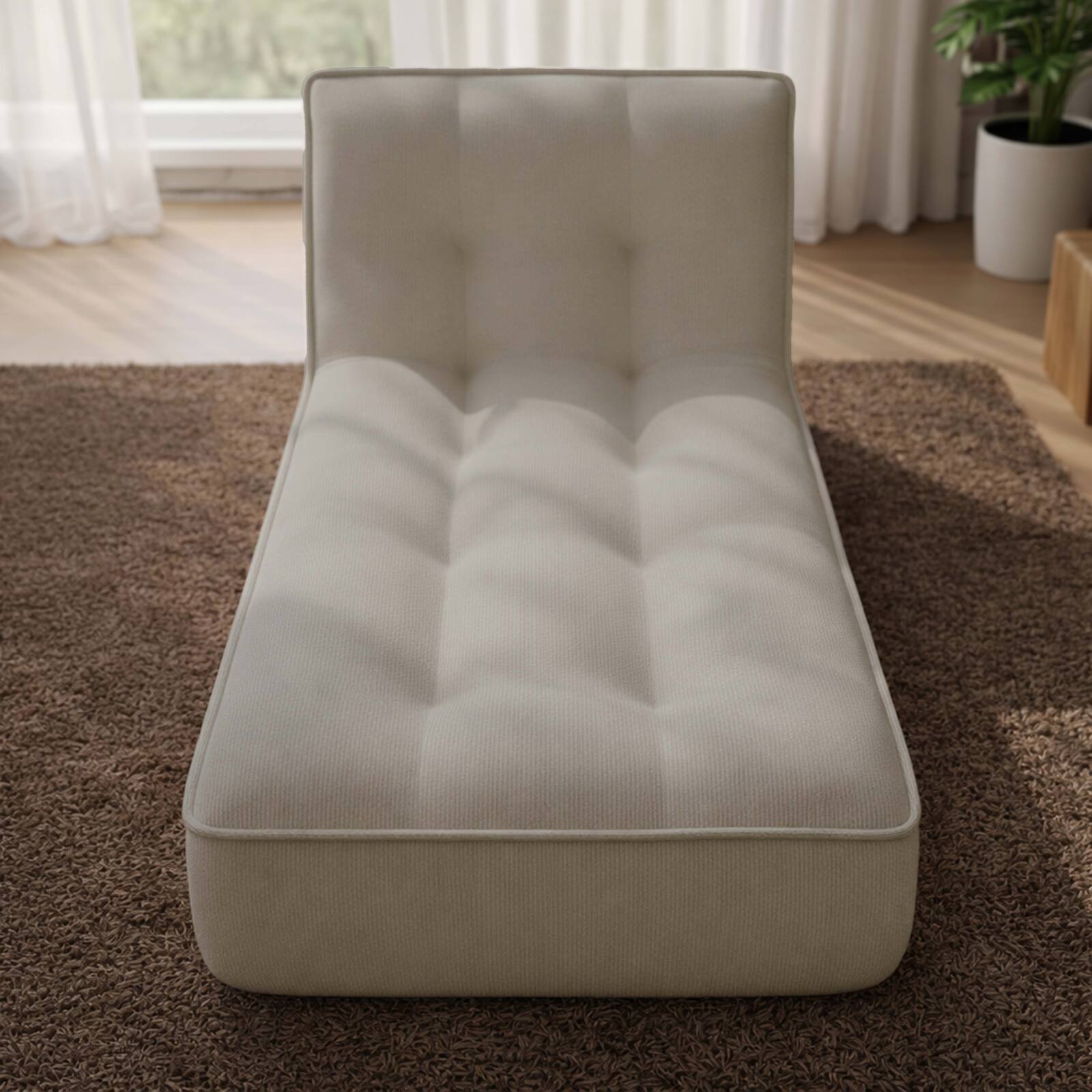 Chaise longue de tela para sofá modular