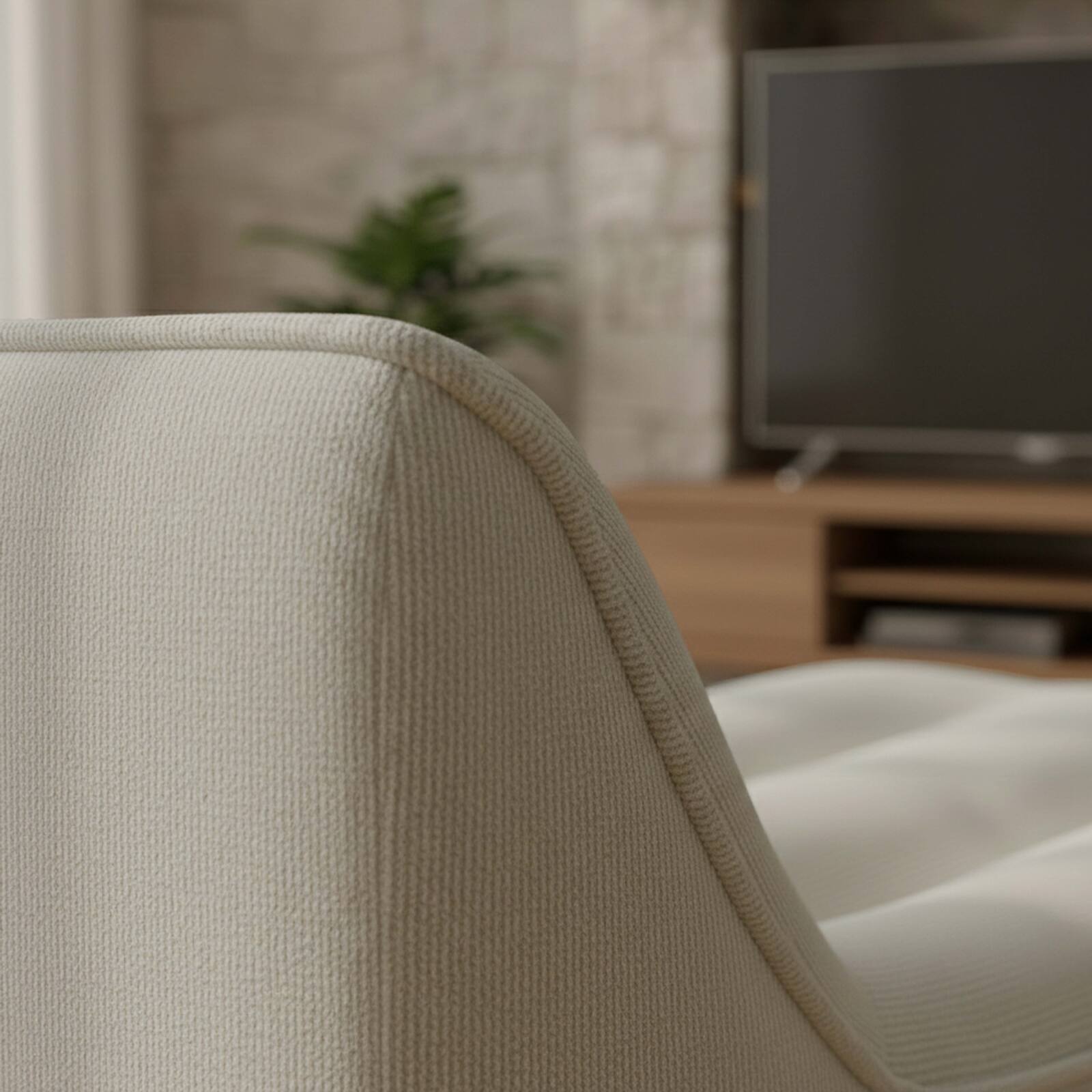 Chaise longue de tela para sofá modular