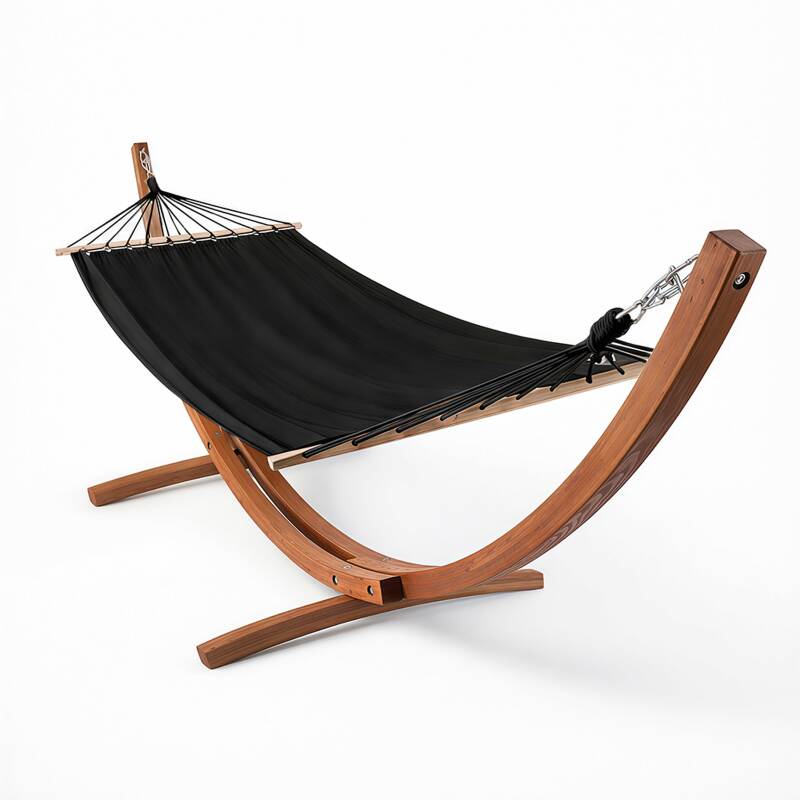 Hamaca con soporte de madera FSC®