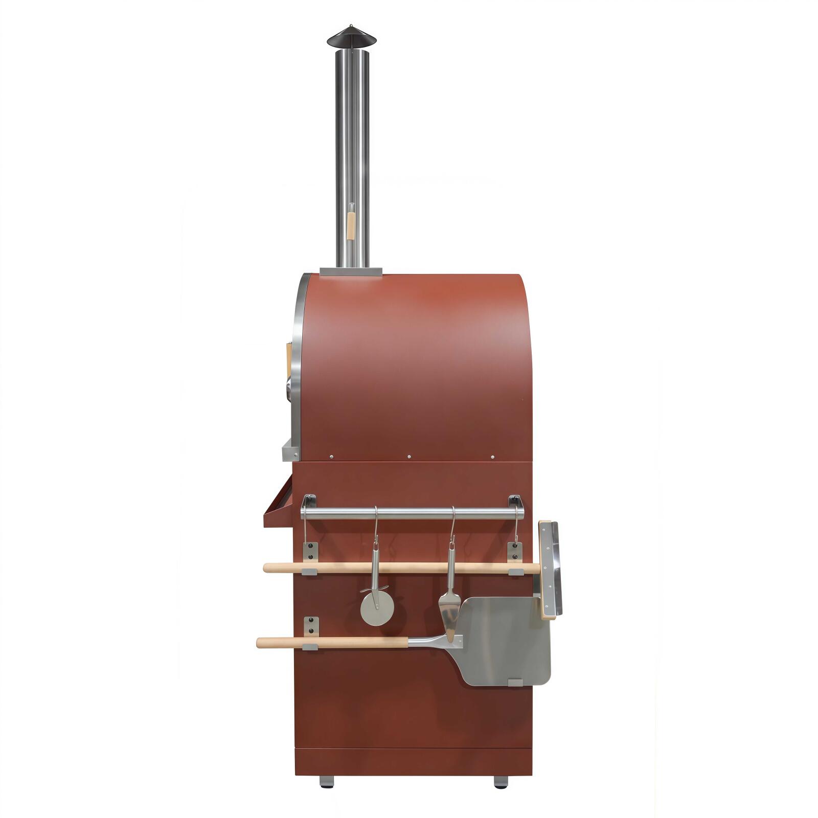 Módulo de acero para horno de pizza para cocina de exterior