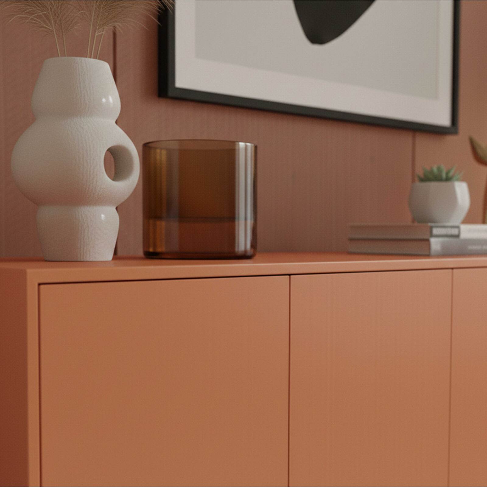 Aparador liso 4 puertas 160 cm