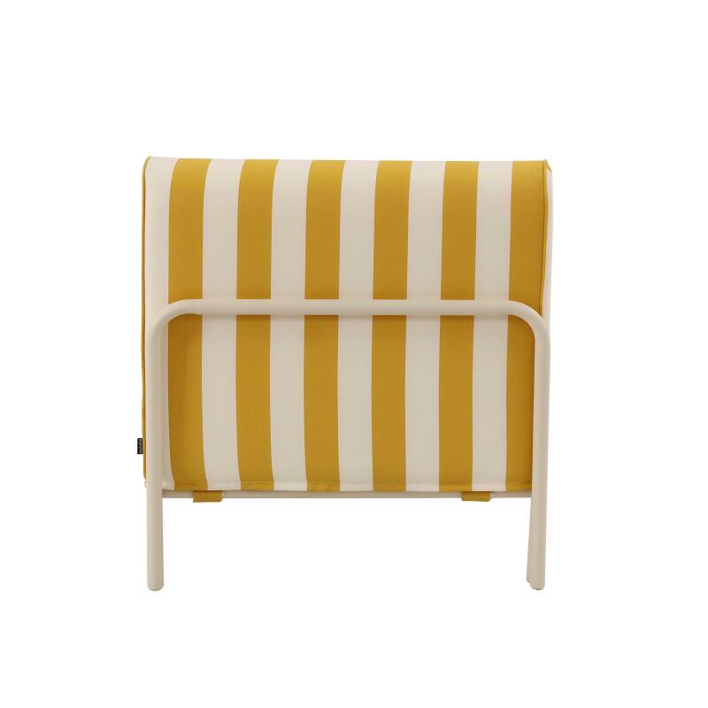 Sillón a rayas para sofá modular de exterior (4/5)