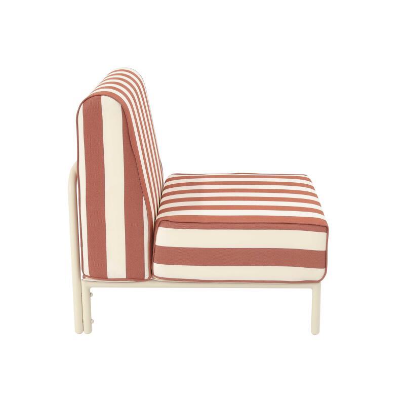 Sillón a rayas para sofá modular de exterior (2/8)