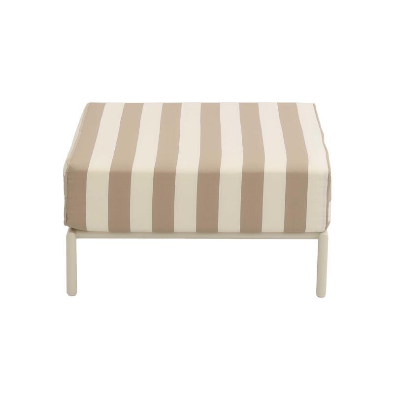 Puf a rayas para sofá modular de exterior (4/6)