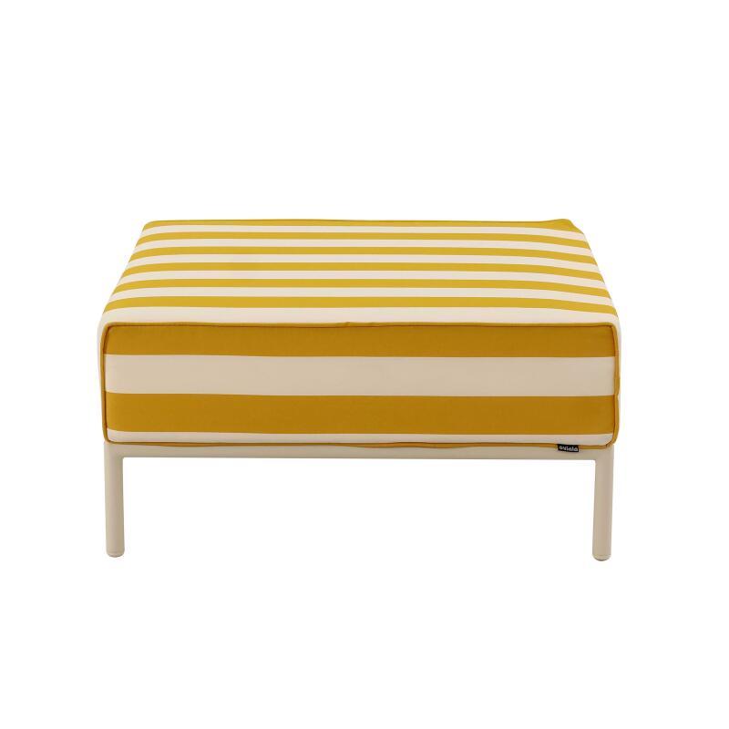 Puf a rayas para sofá modular de exterior (2/3)