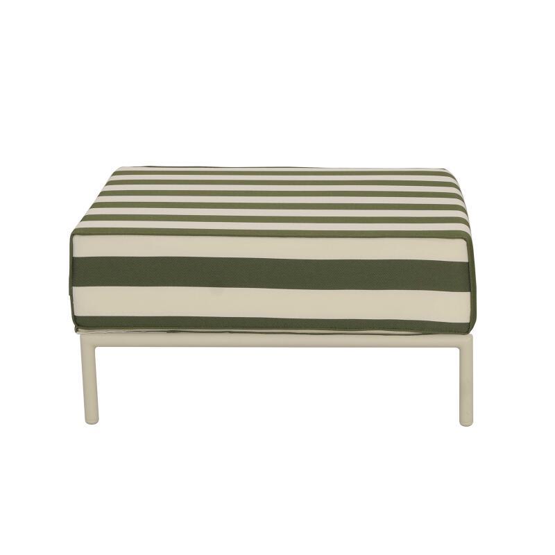Puf a rayas para sofá modular de exterior (4/6)