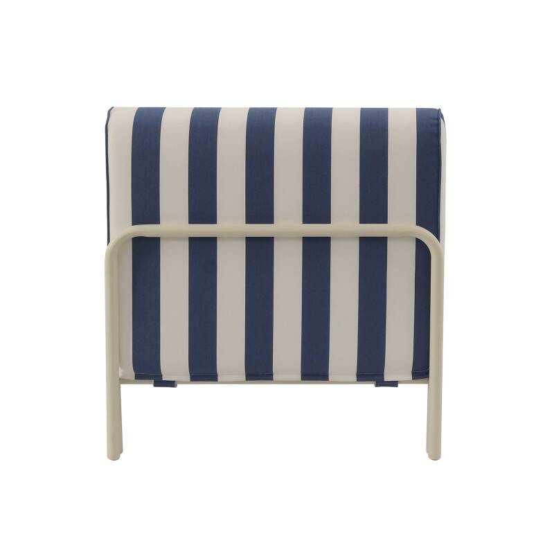 Chaise longue a rayas para sofá modular de exterior (6/8)