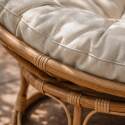 Sillón papasan de jardín de ratán sintético
