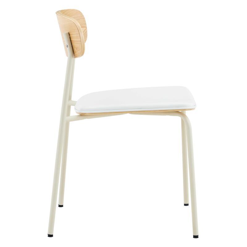 Sillas símil cuero de madera y metal - Lote de 2 (5/7)