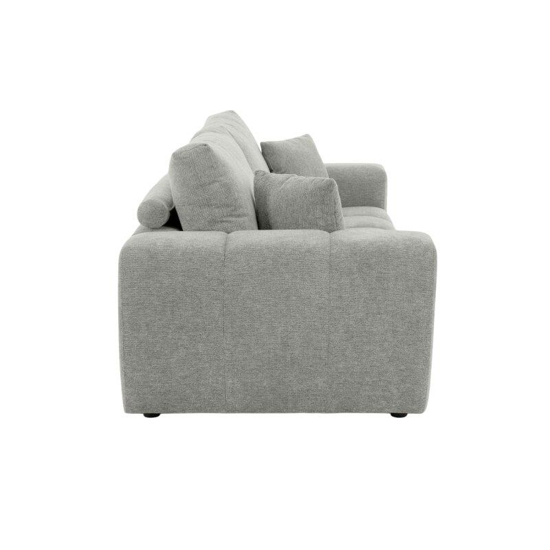 Sofá de 3 plazas de tela con cojines (4/8)