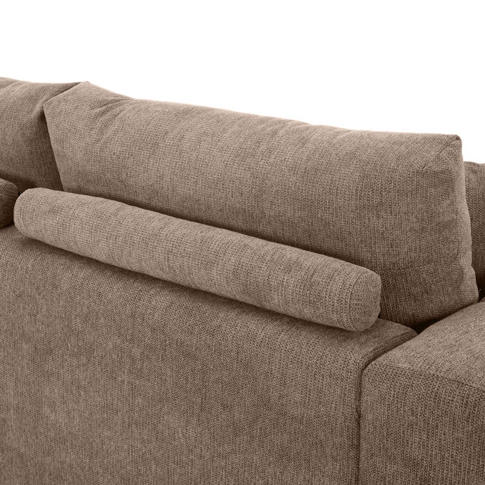 Sofá de 3 plazas de tela con cojines