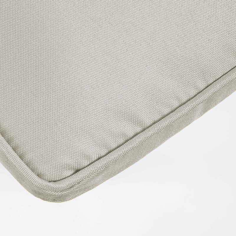 Lote de 4 cojines de silla de exterior lisos 40 x 40 cm (4/6)