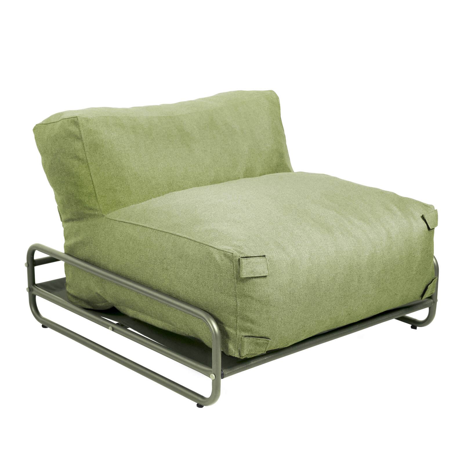 Sillón para sofá modular de exterior con estructura