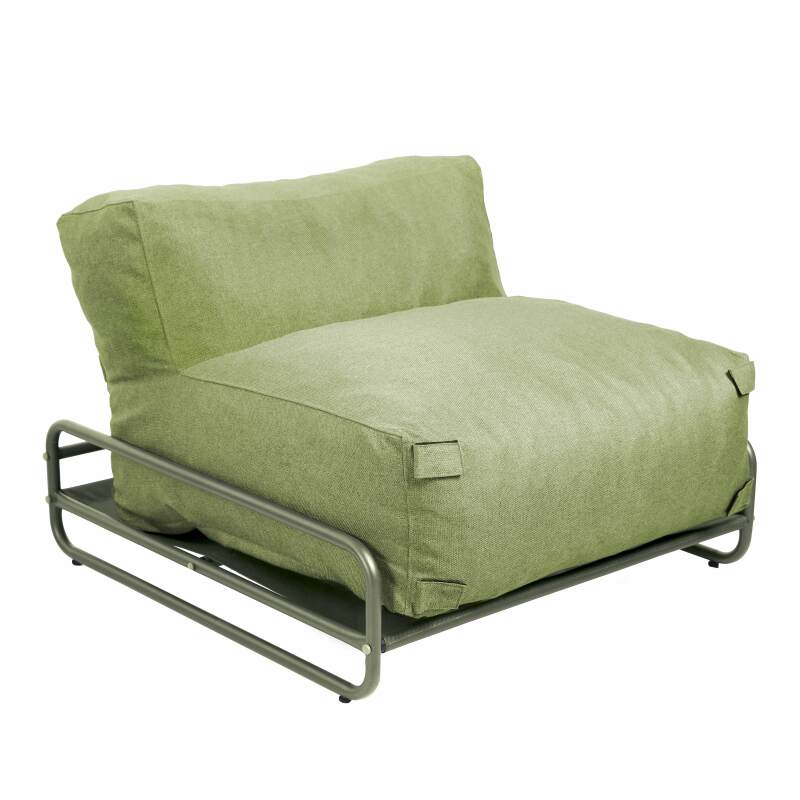 Sillón para sofá modular de exterior con estructura